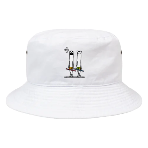 ぱぐとねこ【つなわたり】 Bucket Hat