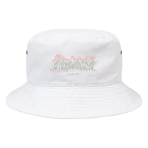 そよ風チューリップ Bucket Hat