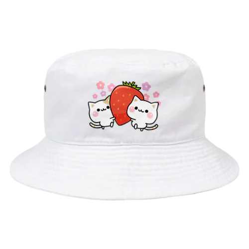 気づかいのできるネコ　いちごver. Bucket Hat