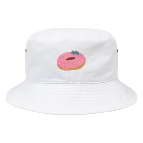 ドーナツでだらだらするコアラ Bucket Hat