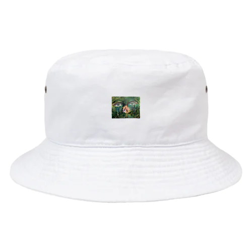 森の主油絵 Bucket Hat