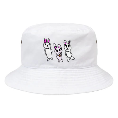 娘の絵シリーズ～rabbit～ Bucket Hat