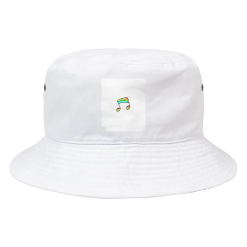 虹の音符 Bucket Hat