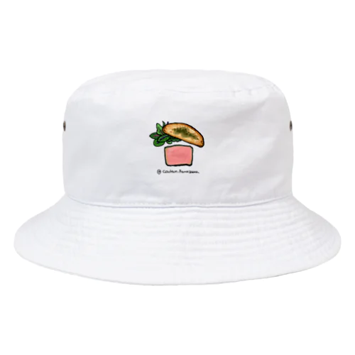 鶏の白レバーのパテ Bucket Hat