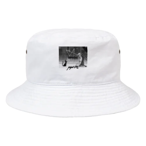 team蘭帝　project【R】　BIG T-shirt Bucket Hat