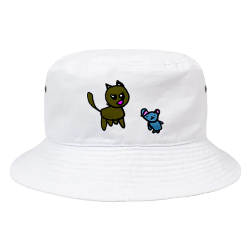 娘の絵シリーズ～cat＆rat～ Bucket Hat