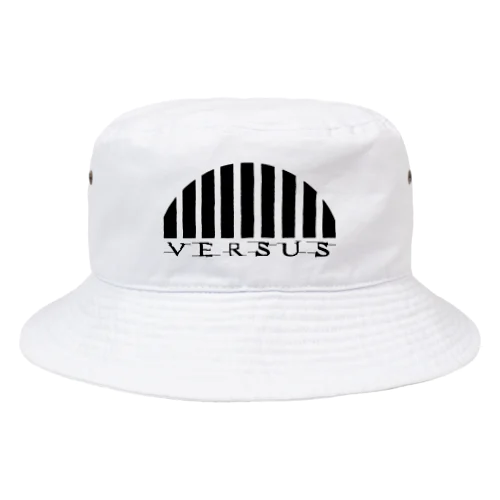 Stripe Half Circle Bucket Hat