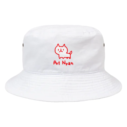 ぽっとにゃん Bucket Hat