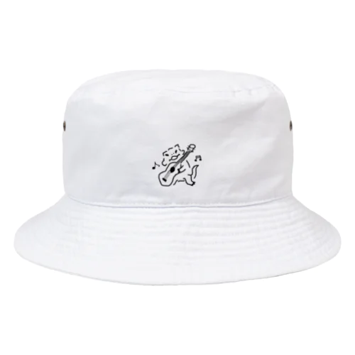 ウクレレとかげくん Bucket Hat