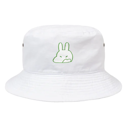 ウサかえるさん(おこ) Bucket Hat