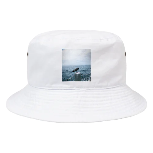 こっちをみつめる鳥さんシリーズ Bucket Hat