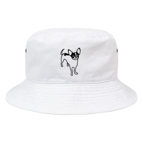 牛柄チワワのでんすけ Bucket Hat