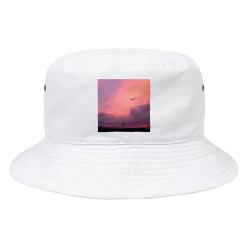 ピンクの夕焼け Bucket Hat