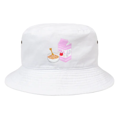 猫いちごミルク＆コーンフレーク Bucket Hat
