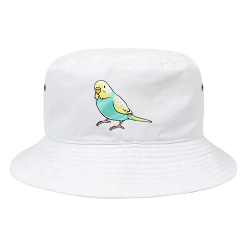 ごきげんセキセイインコ【まめるりはことり】 Bucket Hat