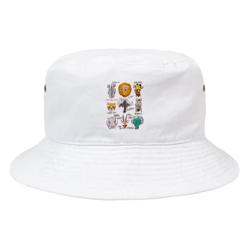 Save the wild life(100円寄付) Bucket Hat