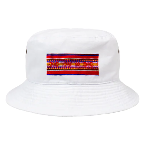 民族柄のカラフル帽子 Bucket Hat