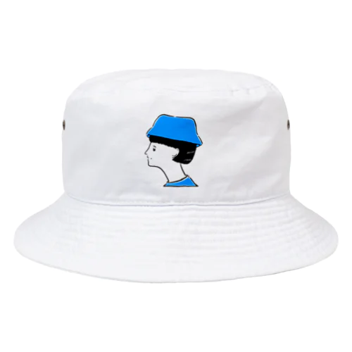 夏のブルー帽子ちゃん Bucket Hat