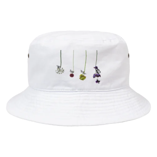 花と虫 Bucket Hat