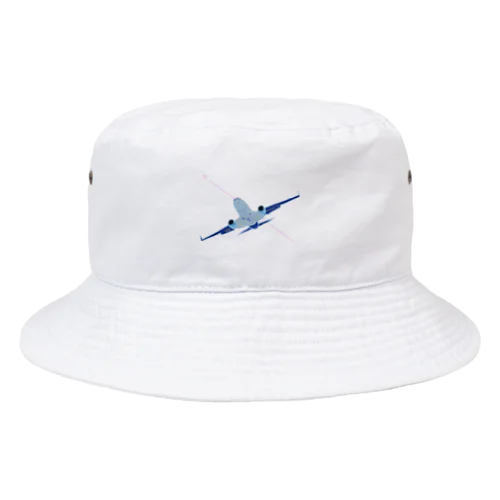 飛行機と飛行機雲 Bucket Hat