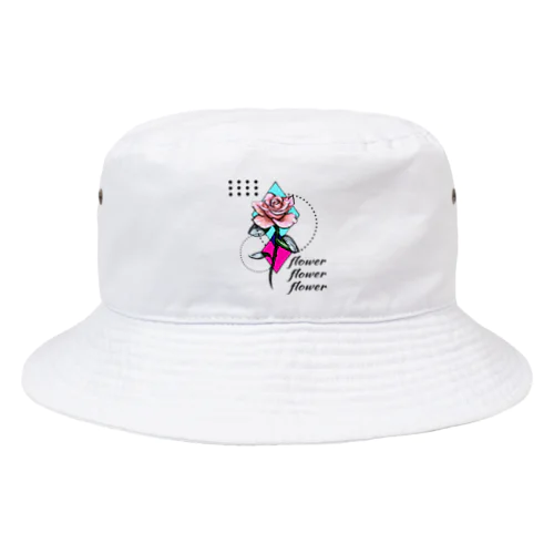 flower tattoo print Bucket Hat