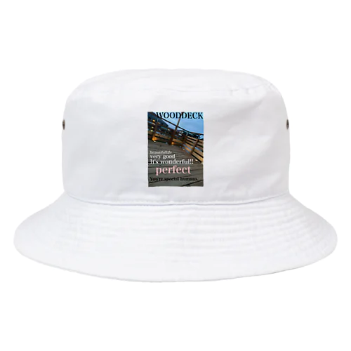 ウッドデッキプリ Bucket Hat