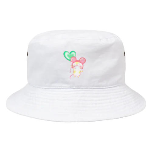 ふわふわネズミのもんぞー Bucket Hat