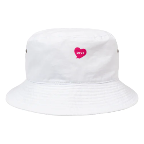 Love heart ラブハート Bucket Hat