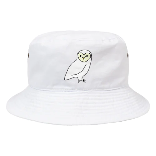 白いメンフクロウ Bucket Hat