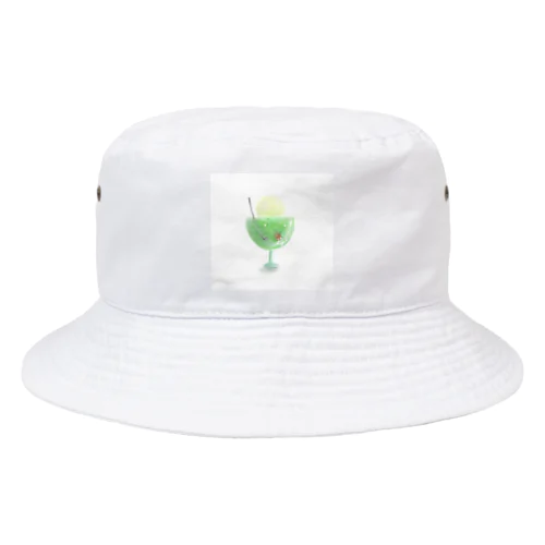 ふわふわメロンクリームソーダ Bucket Hat