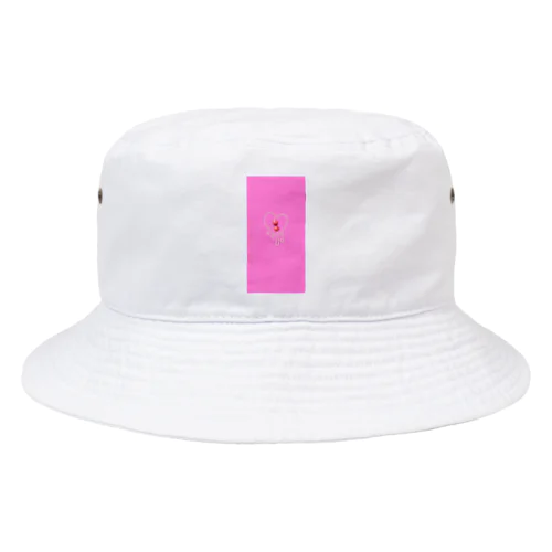 ピンク！いちご飴×とろける♡いちごチョコ Bucket Hat