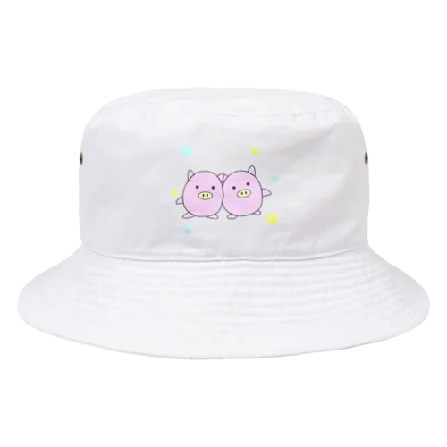 双子のぷくちゃん Bucket Hat