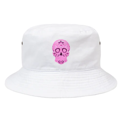 ピンク　ドクロTシャツ Bucket Hat