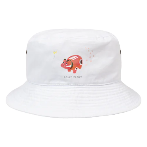 赤べこくんがウスラカスラ Bucket Hat