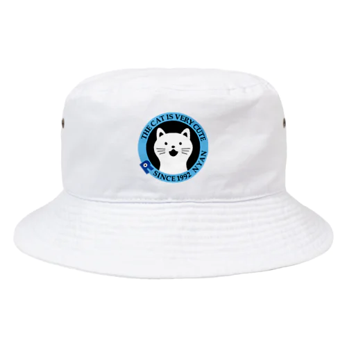 シンプルにゃんにゃん（猫） Bucket Hat