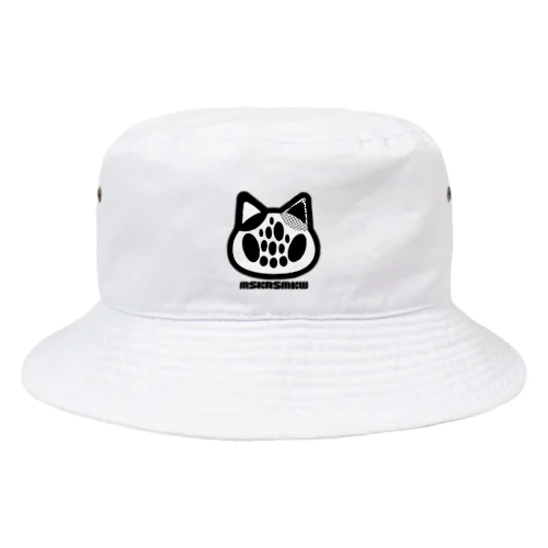 TRYPO ZOO ネコ ぼうし白 Bucket Hat