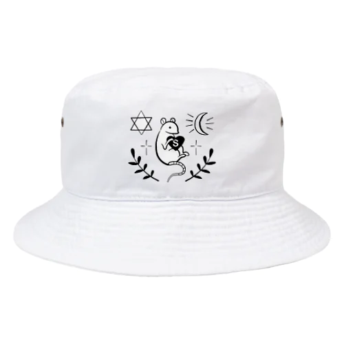 ノースヴィレッジ翔子のねずみ Bucket Hat