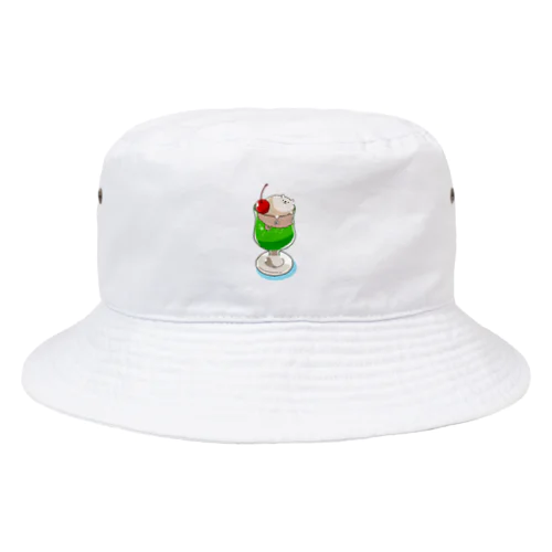 ソーダフロート犬 Bucket Hat