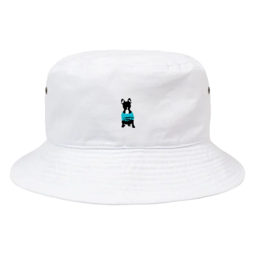 ▷sit/blue Bucket Hat