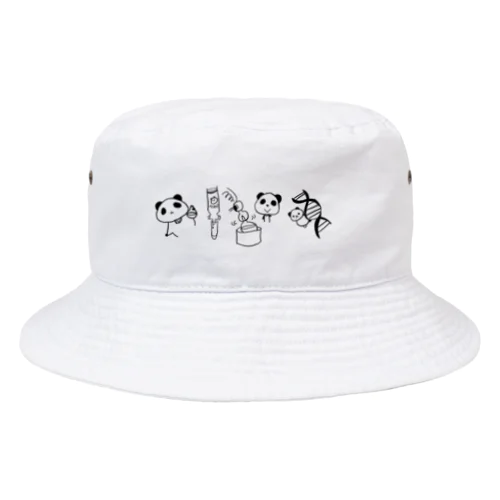 ぱんだくんの実験 Bucket Hat