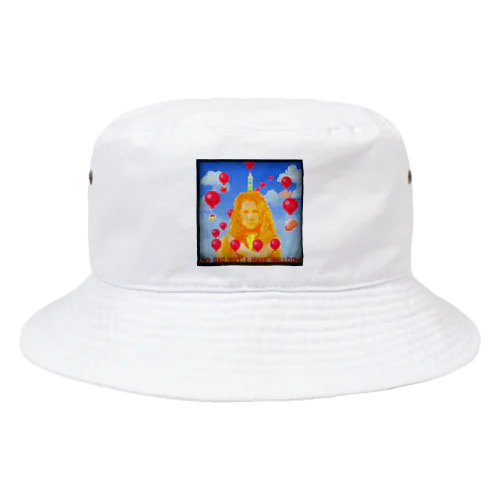 袋はいらない風船で運びます Bucket Hat