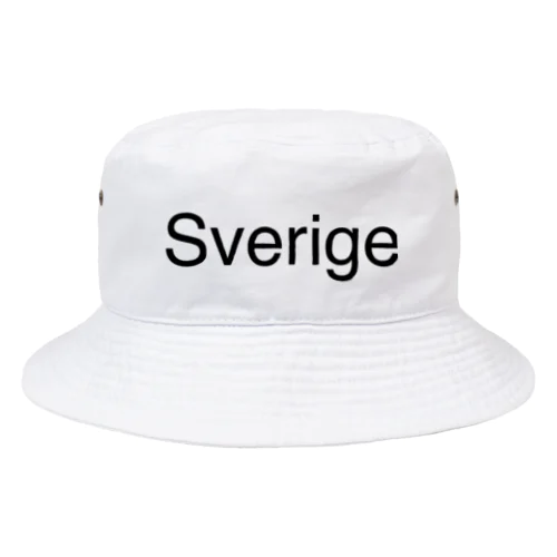 北欧スウェーデン Sverige Helvetica 書体 Bucket Hat