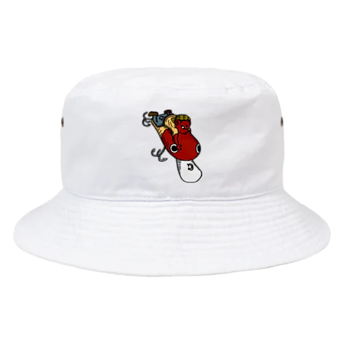 レッドヘッドが大好きなアングラー Bucket Hat