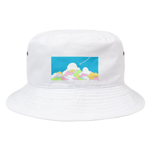 入道雲とひこうき雲 Bucket Hat