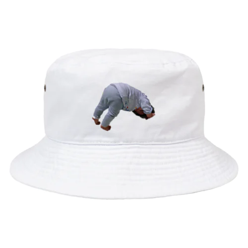 3点倒立 赤ちゃん Bucket Hat