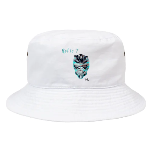 Relic 7　二角鬼スカル Bucket Hat