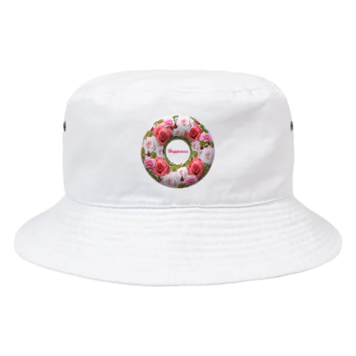 フラワーリース　ピンク系　 Bucket Hat