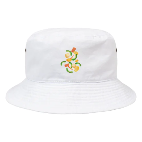 ごーやちゃんぷるー Bucket Hat