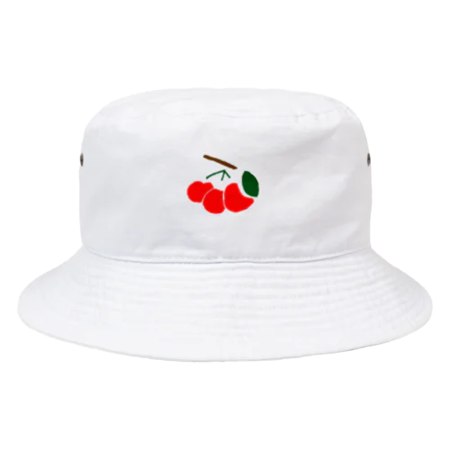 さくらんぼ　くきがあおいよ Bucket Hat