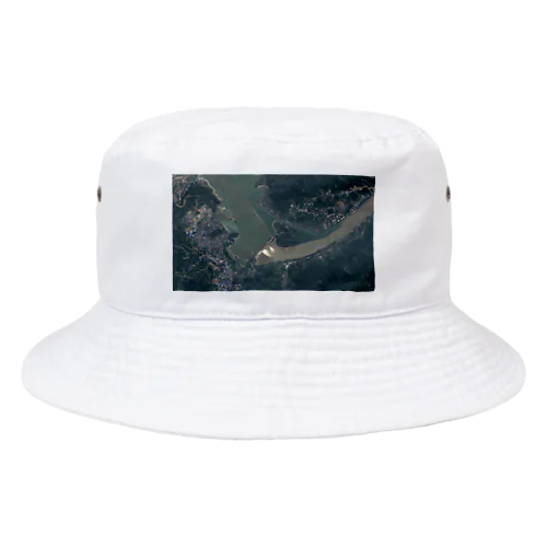 三峡ダム放水の図 Bucket Hat